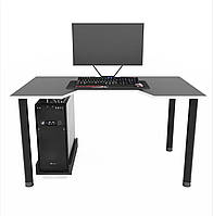 Компьютерный геймерский стол (120 см) ЛДСП, Современный компьютерный стол компактный, Столы для работы за пк