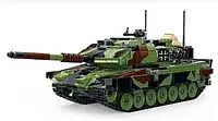 Военный конструктор танк Leopard, военные фигурки, 1043 детали, фигурки ЗСУ