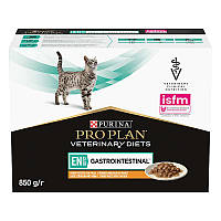 Влажный корм для котов при болезнях ЖКТ PURINA Pro Plan Veterinary Diets EN Gastrointestinal с курицей 85г х10
