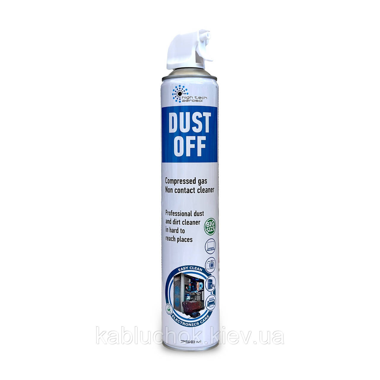 Стиснене повітря для чищення Spray Duster DUST OFF High Tech Aerosol 750 ml