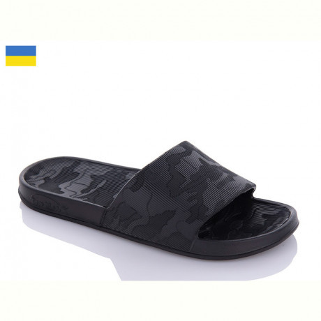 Гумові тапочки чоловічі чорні пінка, капці чоловічі шлепанці піна
