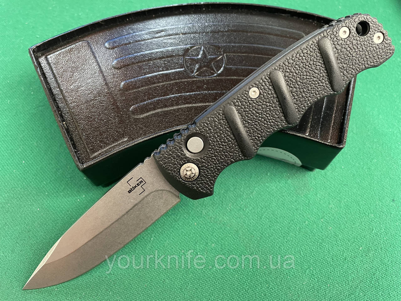 Ніж автоматичний Boker Kalashnikov Auto Drop Point 2.0