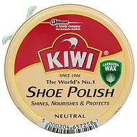 Крем для обуви в банке KIWI Shoe Polish Нейтральный, 50 мл Уценка