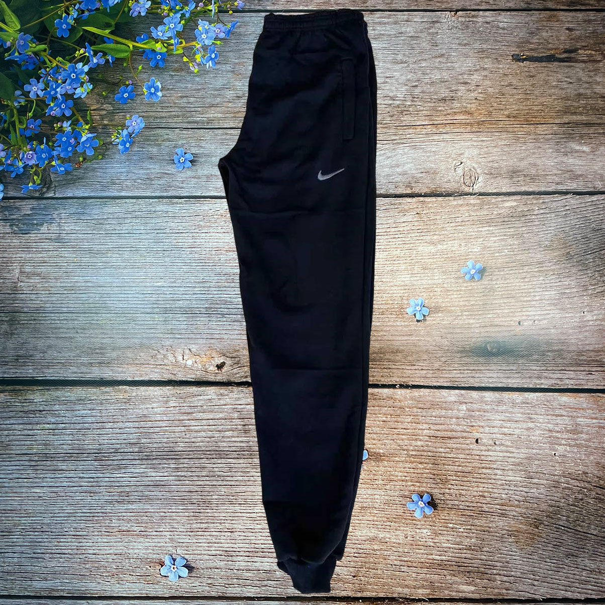 Чорні брики з манжетом, три нитка на флісі (Батали) Розміри:56,58,60,62,64 (24018), фото 1