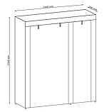 Велика тканинна шафа на металевому каркасі (149х174см), buuba, фото 2