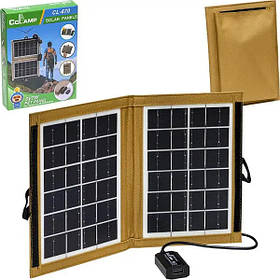 Зарядна станція сонячна панель трансформер заряджання від сонця Solar Panel CcLamp CL-670 7 Вт