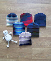 Шапка ОПТОМ детская двойная, теплые трикотажные головные уборы для детей (2-5 лет) Для мальчиков