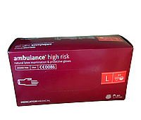 Рукавиці Ambulance high risk L ( 50 пар в упаковці)