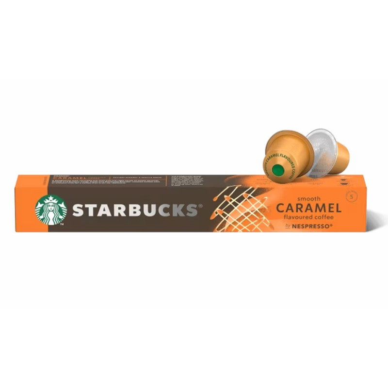 Кава в капсулах Nespresso Starbucks Caramel 10 шт Неспрессо Старбакс