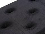 Лава банкеткаТканина та масив бука з ємністю для зберігання чорна buuba, фото 6