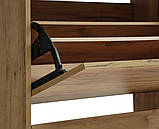 Шафа для взуття на 3 шухляди колір натур. дуб buuba, фото 4