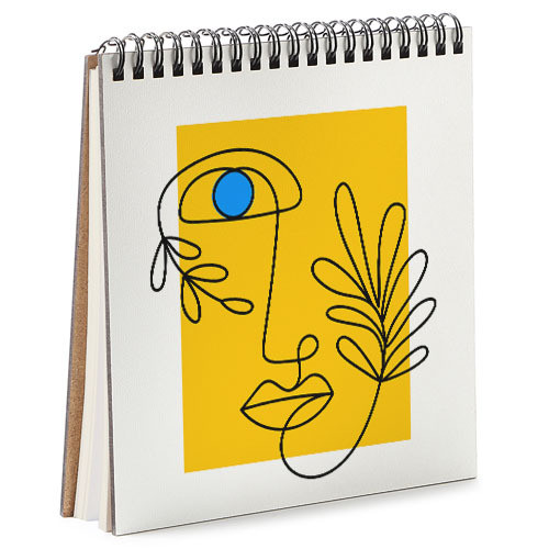 Скетчбук Обличчя. Стилізація 17x18 см (BDK_23S021)