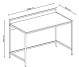 Стіл офісний для ноутбука 120см , лойт чорний buuba, фото 5