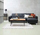 Стіл кавовий 110 см натуральний (Метал, Масив акації)  buuba, фото 2