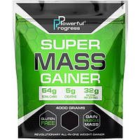 Гейнер Powerful Progress Super Mass Gainer 4000 g 40 servings Banana TV, код: 7520830