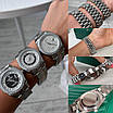 Елегантний наручний годинник Rolex 36 mm Day — Date Black Silver Diamond, фото 7