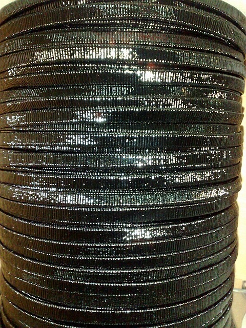 Гумки в шкірі еластичні 6, 8, 10 мм. (Італія) колір в асорт., фото 1