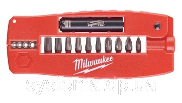 Набір біт «Крокодил» Milwaukee Shockwave No2 12 шт.