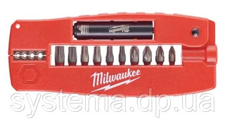 Набір біт «Крокодил» Milwaukee Shockwave No2 12 шт., фото 1