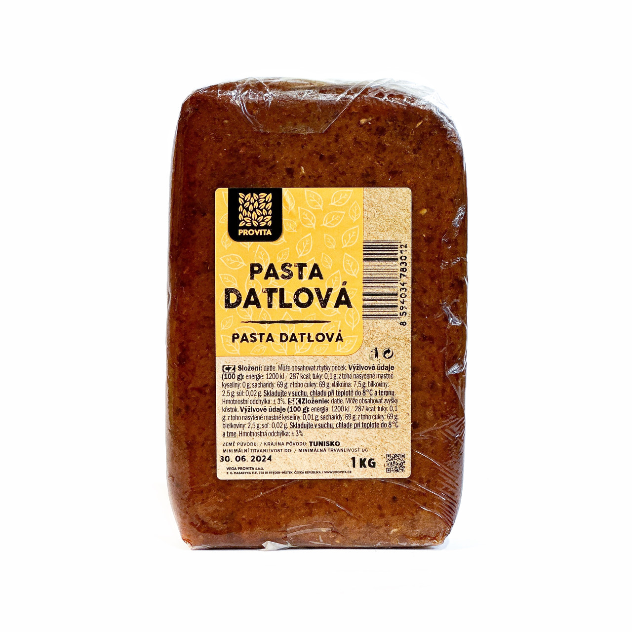 Паста фінікова натуральна 1кг Provita
