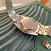 Годинник наручний Rolex 36 mm DateJust Black Silver преміального ААА класу, фото 9