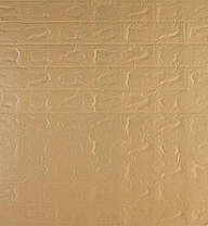 Самоклеюча декоративна 3D панель під рожеву цеглу в рулоні 3080x700x3мм, фото 3