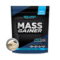 Гейнер для набору м'язової маси Mass Gainer (2 kg, шоколад), Willmax