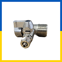 Латунный адаптер с шаровым краном 1/2" РН х 1/2" РВ х 1/4" трубка