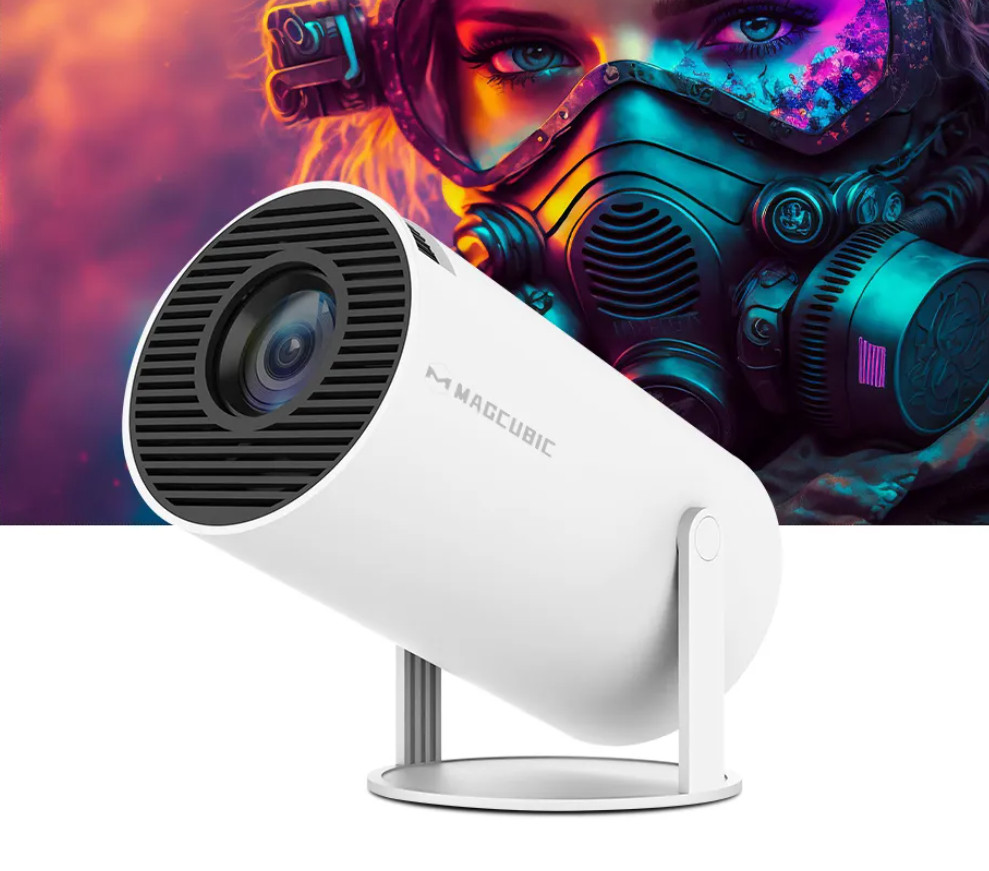 Проектор Transpeed Android 11/4K /HD Домашній Кінотеатр з кутом огляду 180°, фото 1