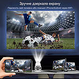 Проектор Transpeed Android 11/4K /HD Домашній Кінотеатр з кутом огляду 180°, фото 6