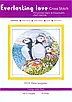 Набір для вишивання за нанесеною на канву схемою "Three penguins". AIDA 14CT printed, 27*27 см, фото 2