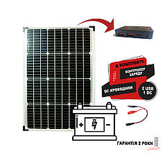 Сонячна зарядка панель 12V 115Вт для зарядки портативних зарядних станцій, акумуляторів