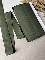 Бейка пополамка матова 40 мм