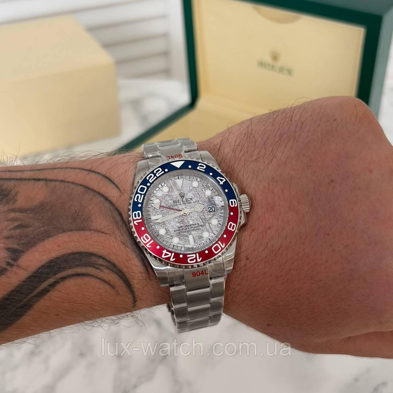 Годинник Чоловічий R 0 L E X GMT-Master II Ролекс, фото 1