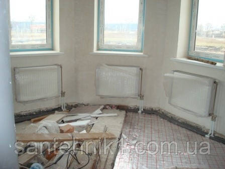 Монтаж, заміна та встановлення сталевих радіатора/батарей опалення, Київ