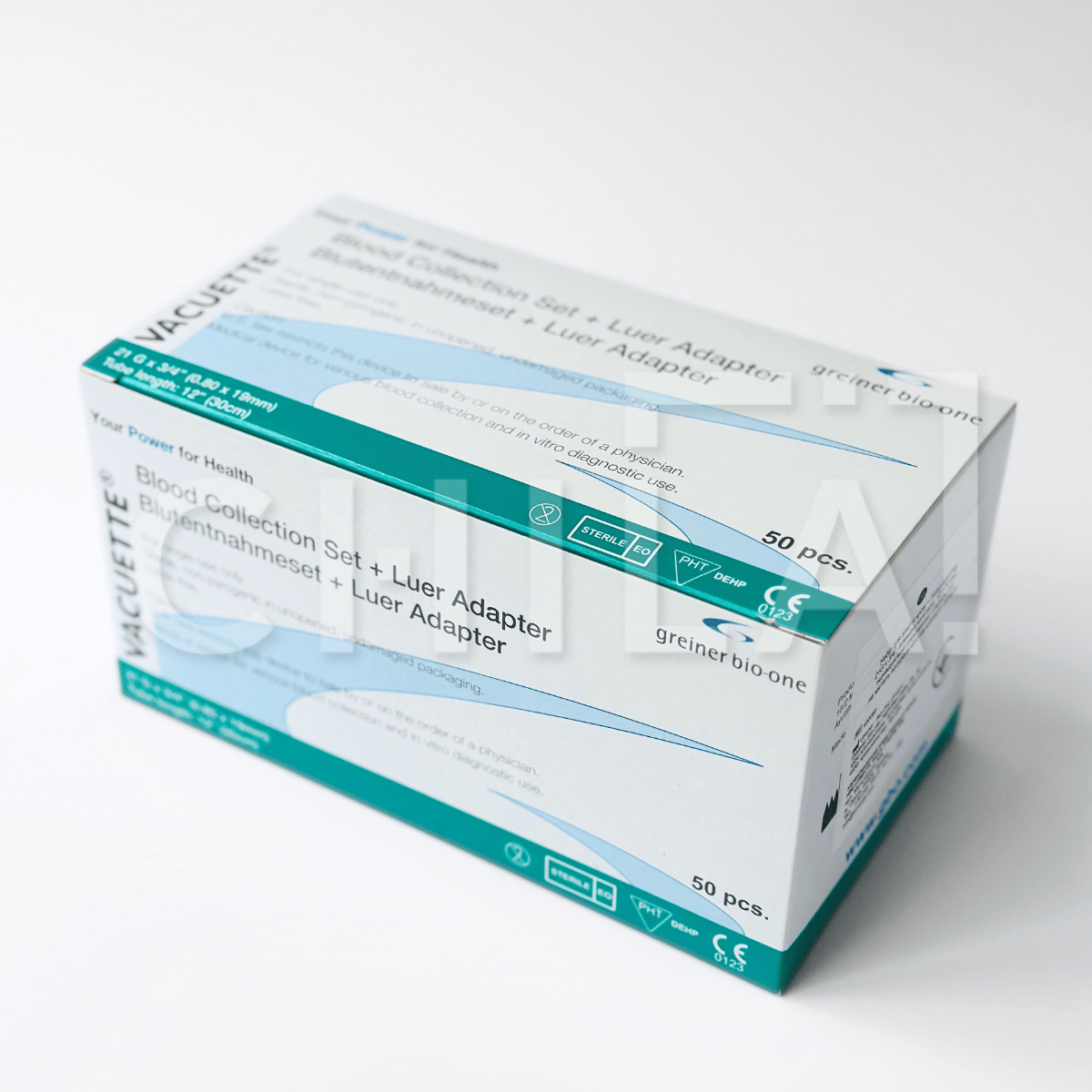 Катетер "Метелик" 21Gх3/4 (0,8х19 мм) з Луєр адаптером (50 шт/уп) ТМ ...