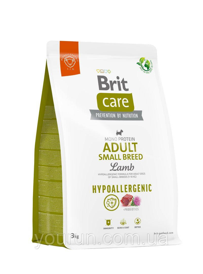 Brit Care Hypoallergenic Adult Small Breed Lamb &Rice Корм для взрослых собак мелких пород ягненок/рис 7 кг - фото 6 - id-p280483690