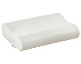 Подушка ортопедична під голову з пінополіуретану з ефектом пам'яті 50*33*11-9 см Ortomed OPO-940 Україна, фото 7