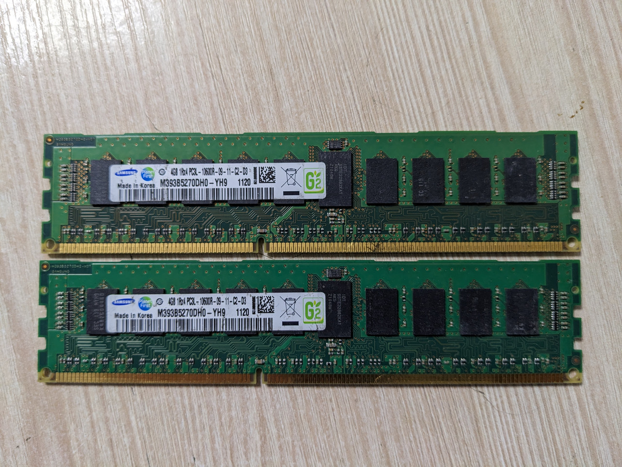 Серверна оперативна пам'ять б/у Samsung 4GB DDR3 ECC, фото 1