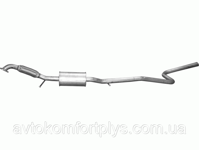 Резонатор з гофрою Ford Fusion 1.6 i 16V 2002 - 2012 рр
