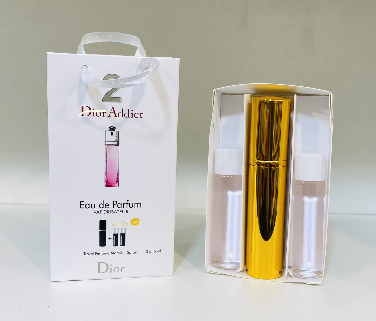 Набір міні парфумерії Dior Addict 2 ОПТ 3*15мл, фото 1