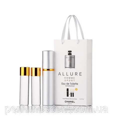 Чоловічий набір Allure homme Sport 45ml, фото 1