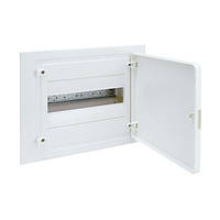 Щит вбудований Hager Golf на 12 модулів з білими дверцятами (VF112PD)