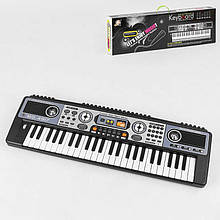 Синтезатор дитячий MQ 4917, 49 клавіш, від батарейок і від мережі 220 V, мікрофон, 2 динаміки