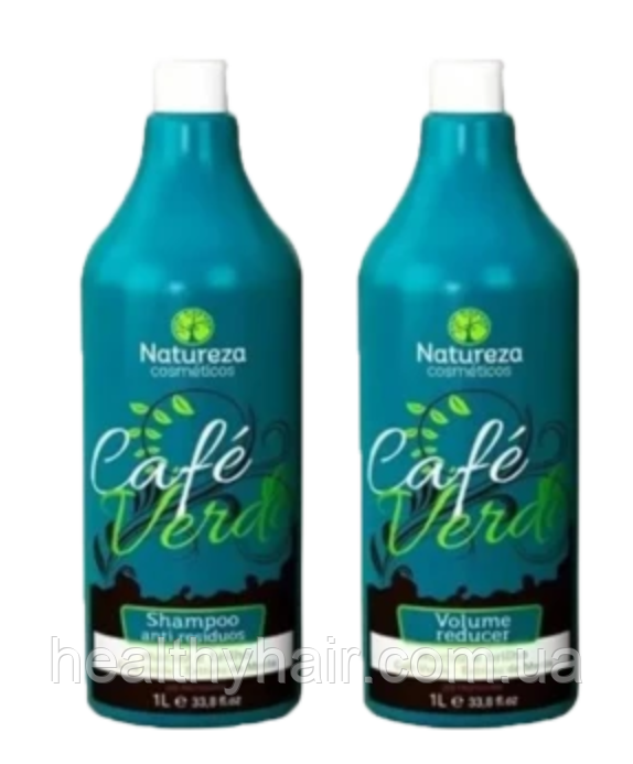 Набір для кератинового випрямлення волосся NATUREZA CAFE VERDE