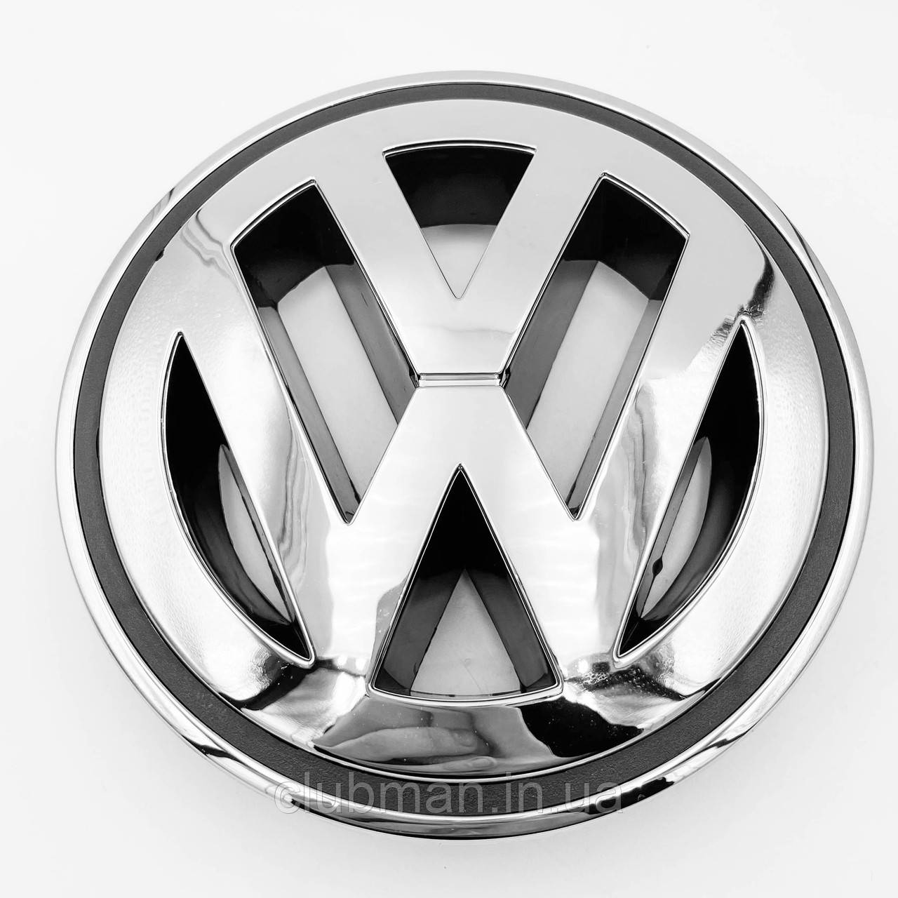 Емблема передня VW 150мм GOLF 5 Variant, JETTA 5, PASSAT B6, PASSAT CC, TOURAN 1 - Хром (1K5853600)