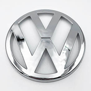 Емблема передня VW (Фольцваген) 116 мм GOLF 4 - Хром (1J0 853 601), фото 1