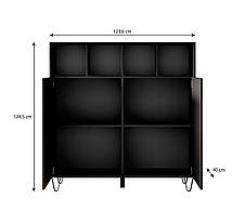 Буфет  в сучасному стилі  Aldo  AL7 2D1E Accord, колір  зелений дим, фото 2