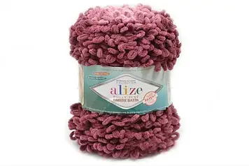 Alize Puffy Fine Ombre Batik, колір Пильна троянда  №7276