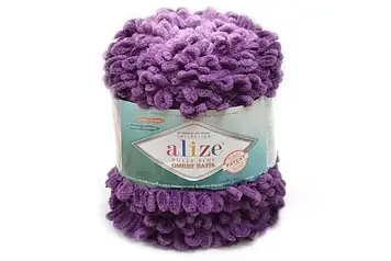 Alize Puffy Fine Ombre Batik, колір Фіолетовий  №7277